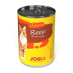Вологий корм Josera Josi Cat шматочки в соусі з яловичиною 415 г - мініатюра 2