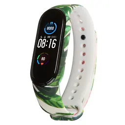 Силіконовий ремінець для фітнес браслетів Xiaomi Mi Band 5/6/7, Silicone, tropics, зі зручною застібкою, на фітнес трекер та смарт годинник, ArmorStandart (ARM57019)