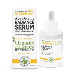 Сироватка для обличчя The Conscious Vitamin C Age-defying Radiance Serum Organic Lemon 30 мл - мініатюра 2