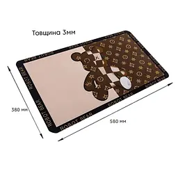 Вологопоглинаючий килимок Sticker Wall 38 x 58CM x 3MM D SW-00001564 - мініатюра 3