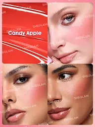 Рідкі матові рум'яна Sheglam Color Bloom Liquid Blush-Candy Apple - мініатюра 2