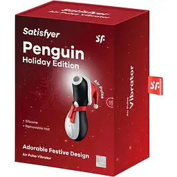 Вакуумний стимулятор Satisfyer Penguin Holiday Edition - мініатюра 6