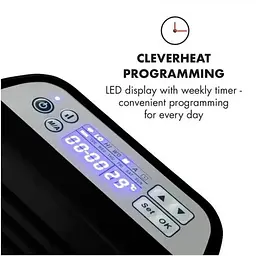 Конвекторний обігрівач Klarstein Hot Spot Slimcurve 2000 Вт (10033017) - мініатюра 5