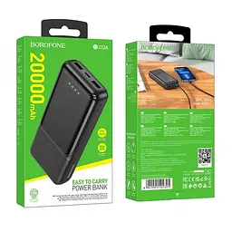 Портативний акумулятор Borofone BJ33A Creed 20000 mAh зовнішній чорний - мініатюра 4