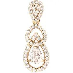 Кулон XUPING Позолота 18K «Витончена підвіска з цирконієм і фіанітом» для ланцюжка до 4мм (262290)