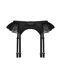 Пояс для панчіх Obsessive Stelisa L/XL (чорний) - мініатюра 4