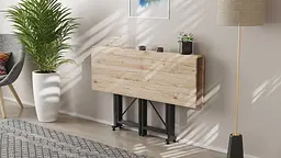Стіл-книга трансформер Спайдер Ferrum-decor 750x1150x880 Чорний метал ДСП Дуб Сан-Марино 16 мм (FRD-105089) - мініатюра 8