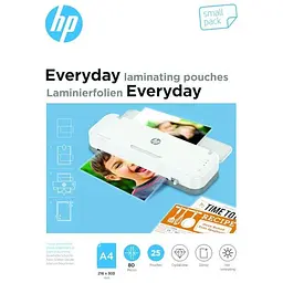 Плівка для ламінування HP Everyday Laminating Pouches, A4, 80 Mic, 216 x 303, 25 pcs (9153) (838139)