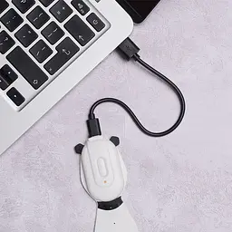 Закладка-ліхтарик Flexilight Rechargeable Друзяки Панда 14.7x3.6x1.3 см чорно-біла (FLRPPA) - мініатюра 8