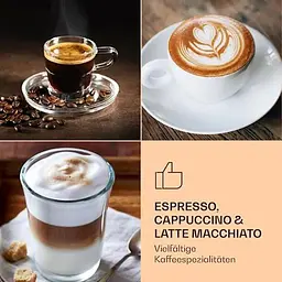 Кавоварка Klarstein Gusto Classico 20 бар 1,5 л 1350 Вт (10035564) - мініатюра 6