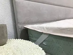 Наматрацник Ecotton 200х200 см захисний антиалергенний з резинкою по кутах бежевий (20-0256Ivory) (20535) - мініатюра 3