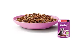 Вологий корм для кошенят Whiskas яловичина в соусі 2.38 кг (28 шт. х 85 г) - мініатюра 4