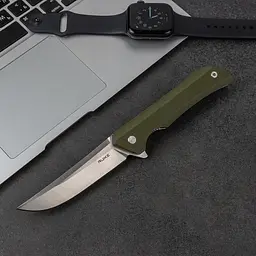 Ніж складаний туристичний Ruike Hussar P121-G, (9.2 см) 14C28N / G10 зелений - мініатюра 15