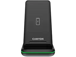 Бездротовий зарядний пристрій Canyon 3-in-1 Wireless charging station WS-304 (CNS-WCS304B) - мініатюра 2