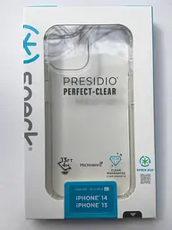 Чохол прозорий протиударний з антимікробним покриттям Speck Presidio Clear 141691-5085 для iPhone 13 (6.1") - мініатюра 2