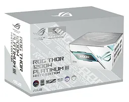 Блок живлення ASUS ROG Thor 1200W III ROG Equalizer 80+ Platinum (90YE00V9-B0NA00) White - мініатюра 11