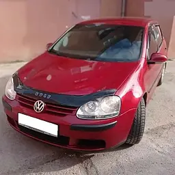 Дефлектор капота мухобійка Volkswagen Golf V 2003-2010 Voron Glass - мініатюра 4
