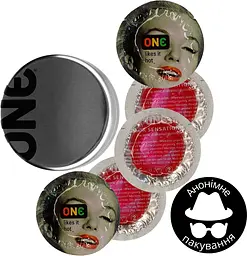 Презервативи One Color Sensation Likes It Hot Рожеві 5 шт. в кейсі (ROZ6501052010) - мініатюра 2