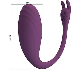 Вібратор Pretty Love Catalina Stimulator Dark Purple (App) - мініатюра 2