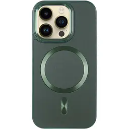 Шкіряний чохол SnapCase with MagSafe для Apple iPhone 14 Pro (6.1) Green - мініатюра 2