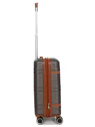 Валіза маленька S ABS-пластик Worldline Airtex 629 56×36×22см 38л Коричнева - мініатюра 8