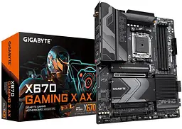 Материнська плата Gigabyte X670 GAMING X AX (X670 GAMING X AX) (Socket AM5, AMD X670, ATX) Б/в - мініатюра 5