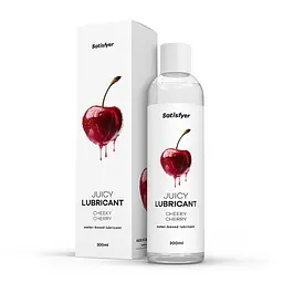 Лубрикант на водній основі Satisfyer Juicy Lubricant Cheeky Cherry water based 300 мл