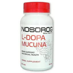 Екстракт мукуни Nosorog L-Dopa Mucuna, 60 капсул