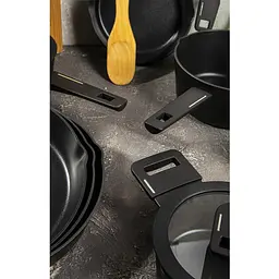 Ківш Krauzer Eco Line, з кришкою, з двома обідками, 16 см, 1,2 л (78128) - мініатюра 12