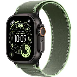 Смарт-годинник Apple Watch Ultra 3 49mm Black Titanium Case with Green/Neon Trail Loop M/L (MG9P4)