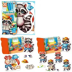 Розвивальна гра з липучками "Єнот" Vladi Toys (VT1320-02) (в асортименті)