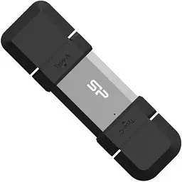 USB флеш накопичувач Silicon Power USB 64G SILICON POWER usb3.2+TypeC Mobile C51 (SP064GBUC3C51V1S) - мініатюра 2