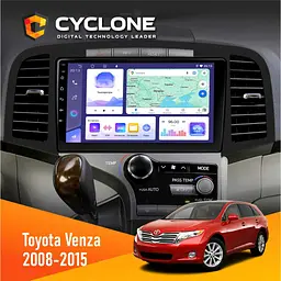 Штатна магнітола Toyota Venza 2008-2015 Cyclone C9-011 4x64, DSP Cyclone (НФ-00007170)