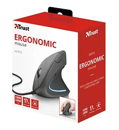 Комп'ютерна миша Trust Verto Ergonomic USB-A чорний teh0014032 - мініатюра 8