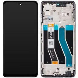Дисплей Motorola XT2223 Moto G62 5G чорний, оригінал PRC, з рамкою