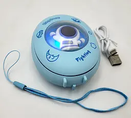 Кишенькова акумуляторна грілка обігрівач для рук нагрівач з USB зарядкою UKC AA21-1 блакитний - мініатюра 4