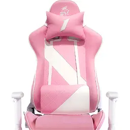 Геймерське крісло 1stPlayer S02 Pink/White [121658] - мініатюра 3