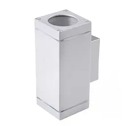 Світильник Brille вуличний фасадний AL-16 2x50W GU10 SILVER - мініатюра 3