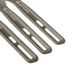 Набір столових приладів Sea to Summit Frontier UL Cutlery Set, 3 предмети Темно-сірий - мініатюра 4