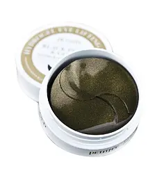 Гідрогелеві патчі для очей Перли-Золото Black Pearl&Gold Hydrogel Eye Patch Petitfee & Koelf 60 шт - мініатюра 3