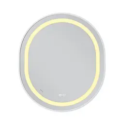 Дзеркало Mixxus Premium ELLIPSE MV05-80x70-REVERSE WHITE (LED Touch, Anti-fog (3-6kK)) (MP6645) - мініатюра 5