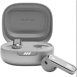 Бездротові навушники JBL Live Flex Silver сріблясті (JBLLIVEFLEXSVR) - мініатюра 2
