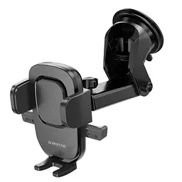 Автомобільний тримач для телефону Borofone BH60 Dainty center console car holder чорний - мініатюра 3
