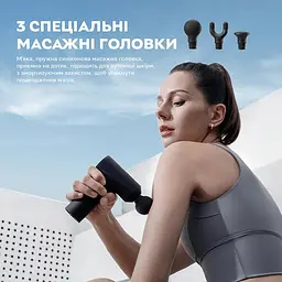 Масажер перкусійний MiJia Massage Gun Mini Black - мініатюра 6
