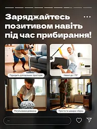 Набір для прибирання з автовіджимом, Телескопічна швабра з відром 10 л з центрифугою, Салатовий (1795187597) - мініатюра 5