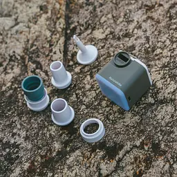 Багатофункціональний повітряний насос-ліхтар Naturehike CNK2550ZM012, зелений - мініатюра 5