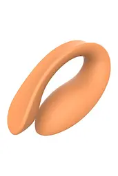 Вібратор Dreamtoys Glam Couples Vibrator 8.5 см помаранчевий - мініатюра 3