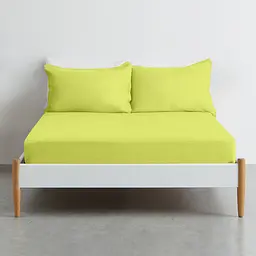 Простирадло полуторне Cosas Lime 155х240 см (Ranfors70_Lime_155s) - мініатюра 3