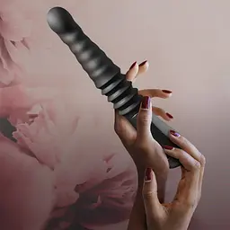 Пульсатор Blush Temptasia - Lazarus Thrusting Dildo - Black - мініатюра 9