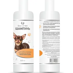 Шампунь Doctor Vet для собак породи Чихуахуа 500 мл - мініатюра 3